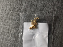 御邪黄金转运珠足金999路路通光面金珠手串串珠手链情人节礼物 3mm特供金珠十颗 实拍图