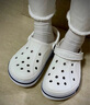 卡骆驰（CROCS）贝雅卡骆班洞洞鞋轻便耐磨一脚蹬休闲鞋女鞋时尚沙滩鞋|205089 白/深蓝-126 43 (270mm) 实拍图