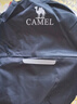 骆驼（CAMEL）轻便双肩背包骑行背包纯色折叠包户外运动休闲旅行登山包黑色 实拍图