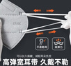 超亚一次性kn95工业防尘口罩打磨电焊煤矿专用七层带呼吸阀活性炭30只 实拍图