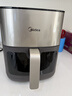 美的（Midea）炎烤免翻面空气炸锅蒸烤一体多功能上下双热源可视窗口家用大容量6.5L金属内腔智能全自动 KZC6502 实拍图
