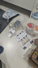 名创优品（MINISO）梳子立式长柄气囊梳气垫梳按摩梳造型梳生日礼物 紫菂灰+清洁刷 实拍图
