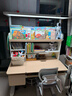京东京造儿童学习桌书桌椅套装专用3-18岁100W护眼大路灯阳光桌椅单桌 实拍图