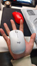 罗技（Logitech）M221 轻音鼠标 无线鼠标 办公鼠标 对称鼠标 带无线微型接收器 米白色 实拍图