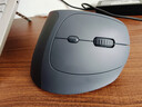 英菲克（INPHIC）X9PRO无线鼠标 人体工学垂直鼠标 办公鼠标 轻音鼠标 笔记本电脑鼠标 58°支撑防夹手4档DPI 黑 实拍图