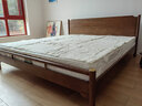 方迪全实木床新中式床北美黑胡桃木1.5米1.8米简约主卧单双人床大床 水曲柳胡桃色【床+床头柜*2+床垫】 1800mm*2000mm 框架结构 实拍图
