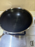 炊大皇炒锅304不锈钢有钛炒菜锅煎锅平底不粘炒锅32cm 可立可视盖不挑灶 实拍图