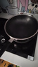 炊大皇炒锅有钛0氟不粘锅316L不锈钢不粘平底炒锅32cm 实拍图