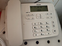飞利浦(PHILIPS）电话机座机 固定电话 办公家用 来电显示 双接口 免电池 CORD118白色 实拍图