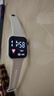 其他品牌高颜值LED手表时尚方形学生科技感超强夜光数字个性运动 白色 实拍图