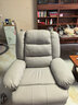 秉绪头等太空沙发单人沙发舱电动功能躺按摩懒人沙发可睡觉电竞沙发椅 浅灰猫抓皮 手动坐躺 实拍图