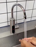 奥克斯（AUX）电热水龙头热水器加热水龙头快速热水变频恒温厨房下进水 【大屏数显】电镀银+漏保插头+万向喷头 实拍图
