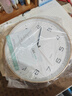 康巴丝（Compas）挂钟客厅静音石英钟表挂墙时钟挂表新款简约时钟 金色 26cm 实拍图