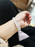 VTL冰种飘花天然白玉髓手镯白月光玛瑙玉手镯女翡翠色女38妇女节礼物 【高冰种】58圈口【100-120斤】 实拍图