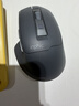 英菲克（INPHIC）M9 无线鼠标可充电轻音办公人体工学电脑台式笔记本2.4G通用便携Typec 灰【可视电量】 实拍图