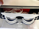 李宁LI-NING泳镜防水防雾男女高清游泳眼镜平光游泳镜LNJT224-6极光白 实拍图