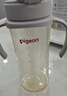 贝亲（Pigeon）自然成长翻盖直饮吸管 大童奶瓶330ml 经典款 18月+  AA278 实拍图