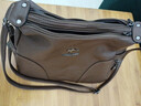 2026新款女包潮流软皮女士单肩包大容量休闲中年妈妈手提斜挎包包 棕色 实拍图