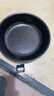 【亏本清仓】韩式麦饭石色不粘锅平底锅铁锅电磁炉不带盖 黑色小煎锅 16cm 实拍图