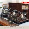 全度玻璃提梁壶家用小型电陶炉煮茶器烧水壶大容量保温玻璃茶壶 【升级加厚12件组】银杏款 实拍图