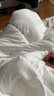 京东京造大白被100%原生纤维A类磨毛保暖春秋被子四季被芯3斤学生宿舍1.5m 实拍图
