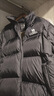 骆驼火山羽绒服男冬新款加厚连帽保暖面包服女城市轻户外 黑色 男女同款,7674B L 实拍图