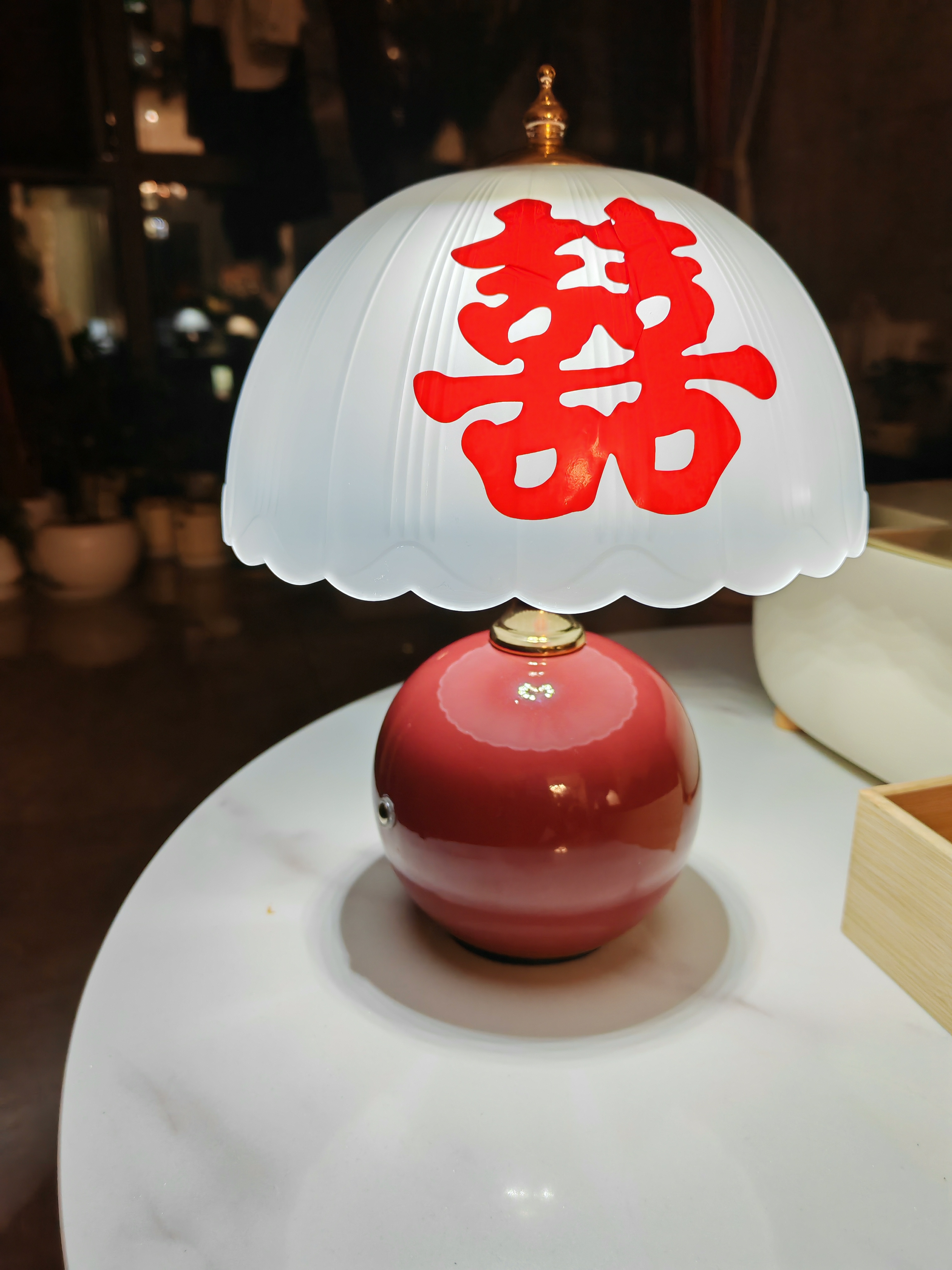 结婚台灯婚房床头灯一对红色新娘陪嫁长明灯送新婚礼物婚庆 送礼盒【两盏白头偕老】充电触摸+三色可调亮度 送喜字 实拍图
