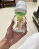 布朗博士玻璃奶瓶 0-3月初生婴儿防胀气防呛 宽口径奶瓶150ml 小象 实拍图