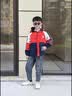 G.duck小黄鸭童装联名奥特曼男童外套春秋款2026新款儿童冲锋衣男孩衣服 蓝色 春秋闪灯带镜片 120 建议5~6岁【110-120cm】cm 实拍图