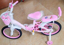 紫榕 儿童自行车女孩单车3-8岁公主款脚踏车男女宝宝小孩童车 公主粉【京仓直发】闪轮护具套装 12寸 适合80-90cm 实拍图