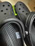 CROCS卡骆驰洞洞鞋贝雅洞洞鞋轻便运动鞋耐磨一脚蹬拖鞋休闲鞋|10126 黑色-001 36 /37(220mm) 实拍图