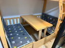 子航（ZH） 上下床实木儿童床男孩女孩双层床带书桌成人上下铺子母床 橡木色学习桌直梯款 上铺100下铺120 实拍图