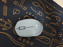 罗技（Logitech）M330 轻音鼠标 无线鼠标 办公鼠标 右手鼠标 带无线微型接收器 灰色 实拍图