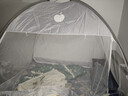 艾薇 A类蚊帐家用 婴儿防摔 蒙古包蚊帐 双开门 1.5米 苹果【免安装】 实拍图