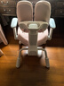 黑白调G6儿童学习椅写字椅人体工学追背椅带脚踏可升降【四脚自动追背】 实拍图