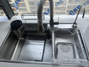 TOSO日式厨房水槽大单槽洗菜盆一体盆304升级316不锈钢台中下集渣碗池 75*46日式316L母婴级集渣水槽-圆抽拉全配置 水槽套餐 实拍图