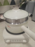 美的（Midea）电煮锅 小电锅 电蒸锅 电火锅 电热锅 分体式可拆洗 2.6L学生宿舍多功能锅 泡面锅 XZC2061 配蒸笼 实拍图