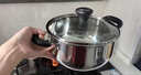 爱仕达（ASD）汤锅 304不锈钢蒸汤锅 炖煮锅加厚复底奶锅 24CM燃气电磁炉通用B1 实拍图