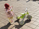 酷骑儿童三轮车K3脚踏车1-4岁遛娃神器可折叠手推车1车5用周岁礼物 实拍图