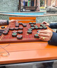 君奥中国象棋实木带棋盘50号红花梨木象棋成人高档折叠便携棋盘象棋书 实拍图