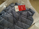 鸭鸭（YAYA）佟丽娅同款轻薄羽绒服女新款秋冬季休闲短款连帽轻便韩版排骨外套 雾霾蓝 S 实拍图