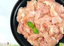 上鲜无抗鸡腿肉块净重800g（400g*2袋）鸡丁鸡腿肉丁鸡肉块烧烤肉串 实拍图