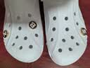 CROCS卡骆驰洞洞鞋贝雅洞洞鞋轻便运动鞋耐磨一脚蹬拖鞋休闲鞋|10126 白-100 41 /42(260mm) 实拍图