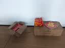 得力（deli）【加厚5副】万年红对联纸空白手写春联专用纸红洒金2026马年毛笔书法宣纸 七言恭贺新禧32*180cm 实拍图