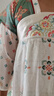 罗蒙儿童汉服春秋季女童唐装中国风女孩古装毕业演出服 敦煌绿 150 实拍图