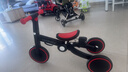 uonibaby品牌授权儿童三轮车脚踏车1-3-6岁宝宝儿童车遛娃神器平衡车手推 3C认证26款（波多尔红-推杆版）1到7岁 升级版 实拍图