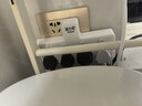 德力普（Delipow） 排插 一转二/一转三多功能插座 独立分控开关/USB插座转换器/插线板/无线插头 分控一转四【白色】 实拍图