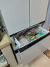 美的（Midea）400L法式四开门冰箱超薄零嵌入式小户型一级能效风冷无霜节能变频以旧换新白色MR-418WFPE国家补贴 实拍图