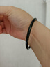 印象眸 和田玉手镯女款青玉细料圆条手镯秀气叮当镯内径约61-62mm 实拍图