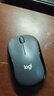 罗技（Logitech）M220 轻音鼠标 无线鼠标 办公鼠标 对称鼠标 带无线微型接收器 灰黑色 实拍图